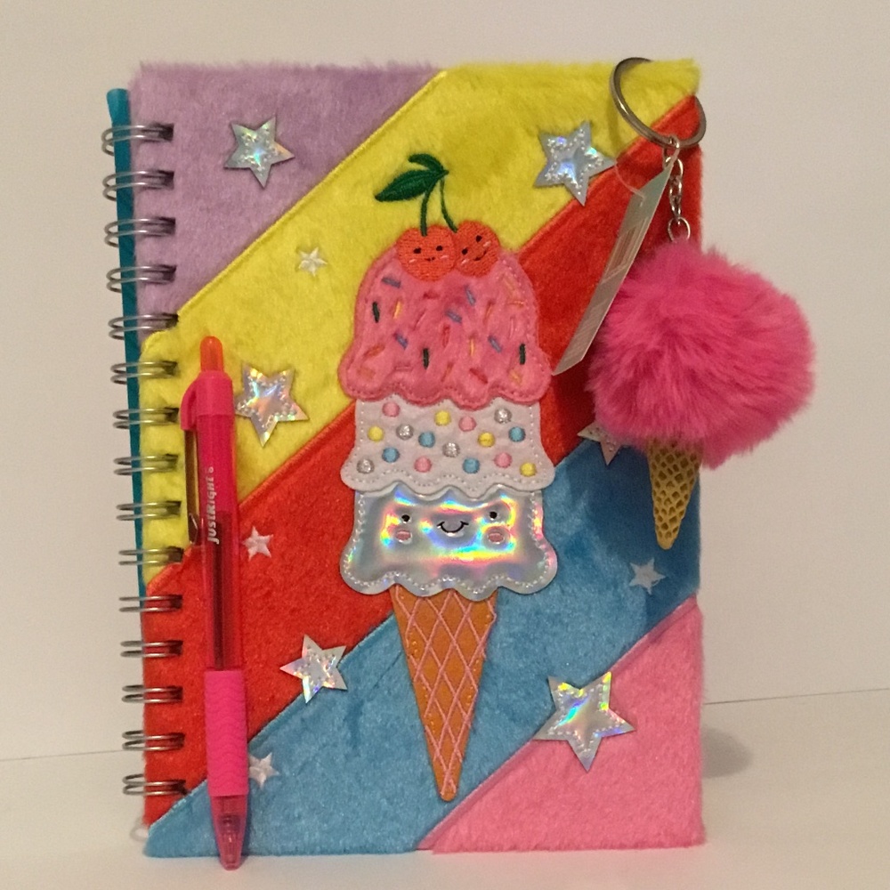 Pen + Gear Ice cream Journal /Pen and Keychain Set